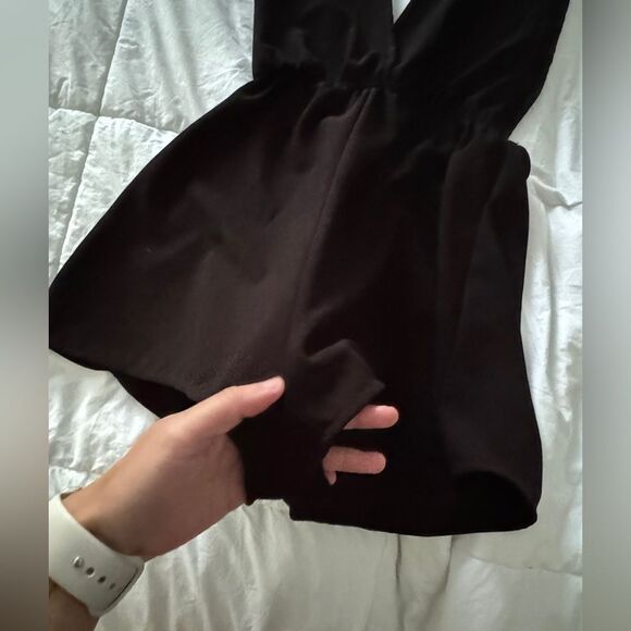 NWT SHEIN BAE Crisscross Backless Knot Tank Romper Size S (4) Black - Picture 12 of 16